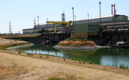 Tuna Nehri'nin suyu çekildi. Macaristan tek nükleer santralini kapatıyor
