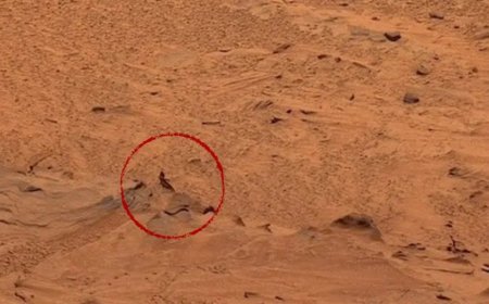 NASA'nın Mars'ta çektiği gizemli görüntünün sırrı çözüldü! Gerçek bambaşka çıktı!
