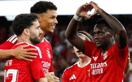 Benfica'dan Gol Şovu! Eski Süper Lig Yıldızları Gecede Damga Vurdu, 6 Golle Kazandı!