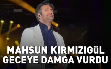 Mahsun Kırmızıgül, Tekirdağ'da fırtına gibi esti! Festivale katılanlara unutulmaz anlar yaşattı