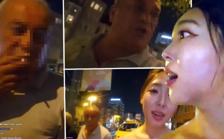 Koreli fenomen İstanbul'a geldi, canlı yayında taciz edildi