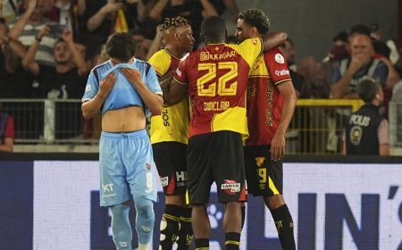 Göztepe Trabzonspor'u devirdi! İsmail Köybaşı gözyaşlarıyla futbola veda etti