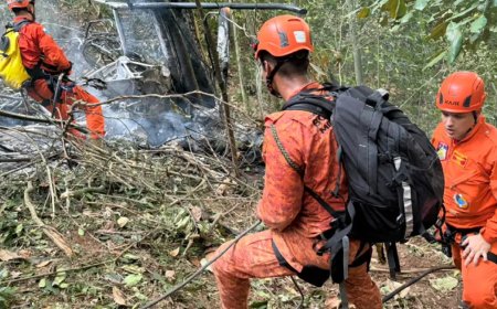 Brezilya'da helikopter düştü, 4 kişi öldü