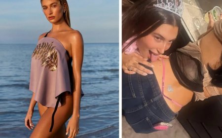 Hailey Bieber’ın partideki görüntüsü olay oldu! Sınırları zorlayan hareket!