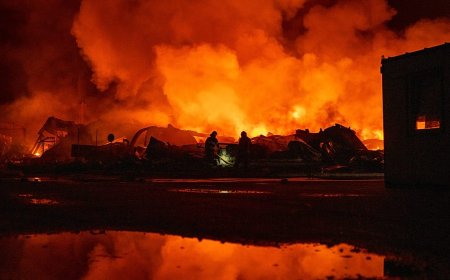Ukrayna'da DSÖ yardım deposu füze saldırıları sırasında imha edildi