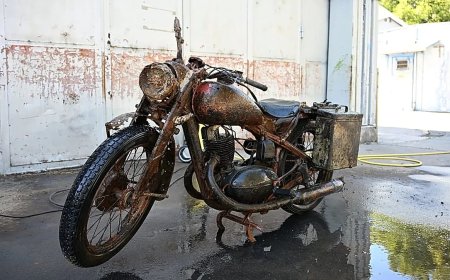 Tuna Nehri'nden çıkarılan Wehrmacht motosikleti: Fotoğraflar neredeyse yeniydi