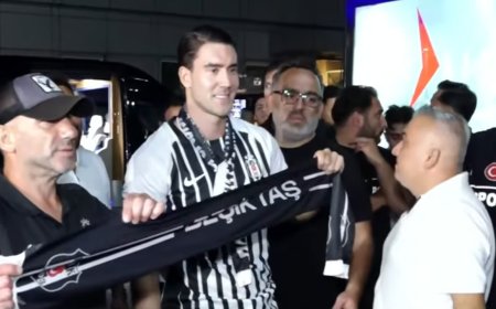 Dusan Vlahovic Beşiktaş İçin İstanbul’da: İlk Sözü “Şampiyonluk” Oldu!