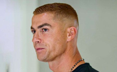 Ronaldo yeni tarzıyla şaşırttı! Saçlarını bu kez kahverengiye boyattı!