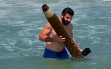 Sinop sahilinde şüpheli cisim bulundu! Roket veya füze parçasına benziyor!