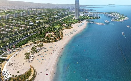 Avrupa'nın en büyük kıyı kent parkı Atina'da 2027'de açılıyor