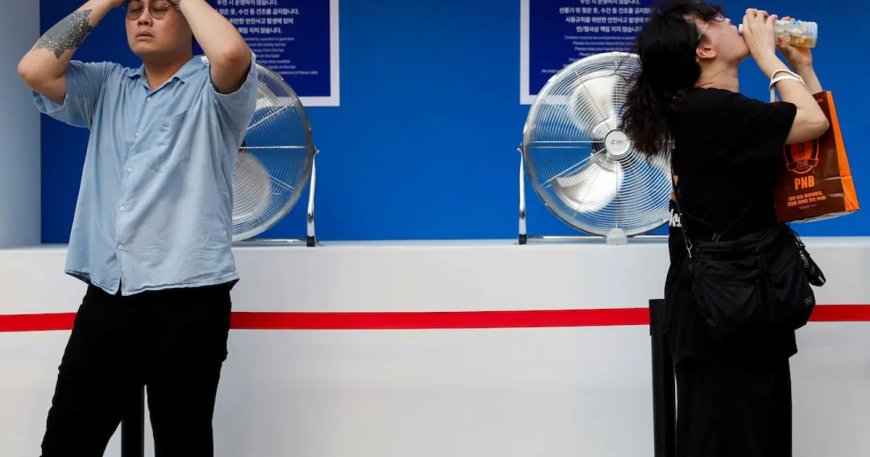 Güney Kore'de rekor sıcaklık. Termometreler 42,5 dereceyi gösterdi