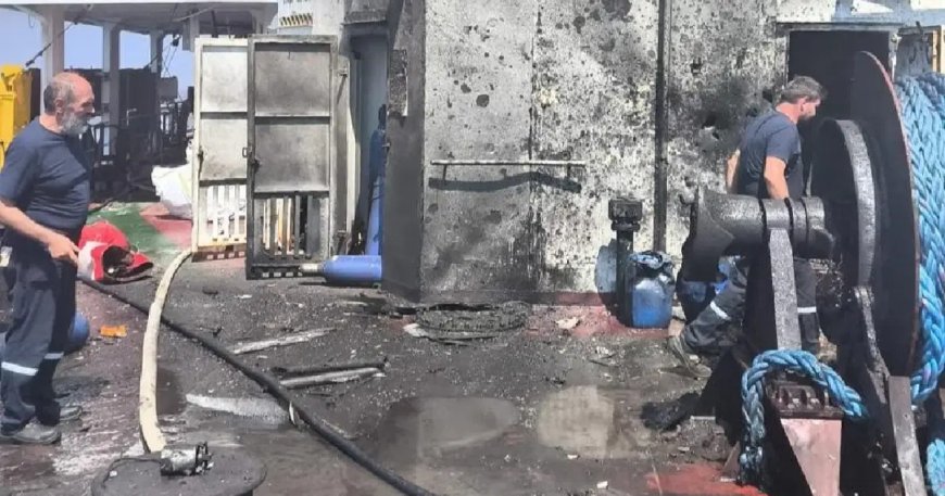 Rusya açıklarında Türk gemisine İHA saldırısı