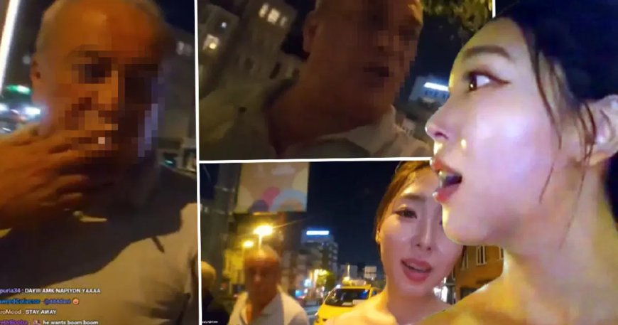 Koreli fenomen İstanbul'a geldi, canlı yayında taciz edildi
