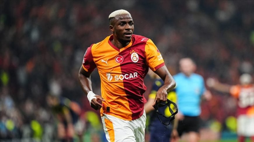Galatasaray-Villarreal maçında saha karıştı! Osimhen çılgına döndü