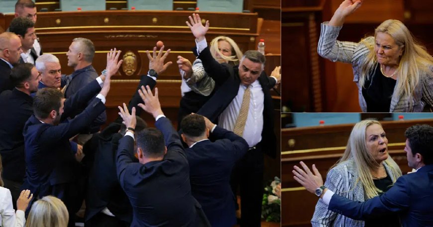 Mecliste başbakana yumurtalı protesto