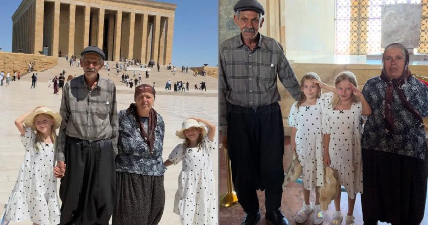 İkizleriyle ziyareti gündem olmuştu. 71 yaşındaki baba anlattı. "Kızım Anıtkabir'i görünce bir saat ağladı"