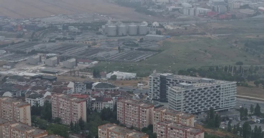 İstanbul'da yaz günü kış yaşandı. Leylekler göç yolunda