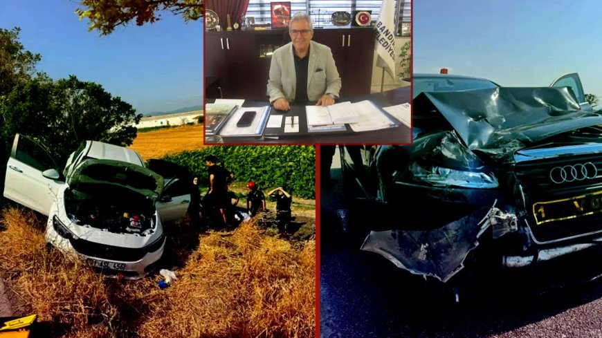 YENİ Partili Belediye Başkanı Dursun Mirza trafik kazası geçirdi